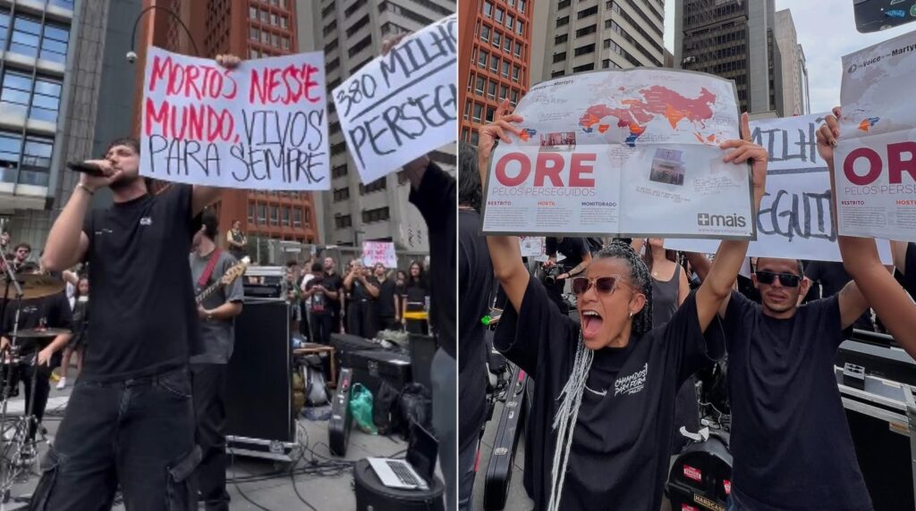 Cristãos protestam pela Igreja Perseguida na Avenida Paulista: “O Evangelho não irá parar”