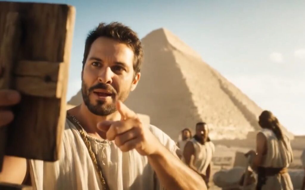 Histórias bíblicas recriadas com IA são a nova febre das redes sociais