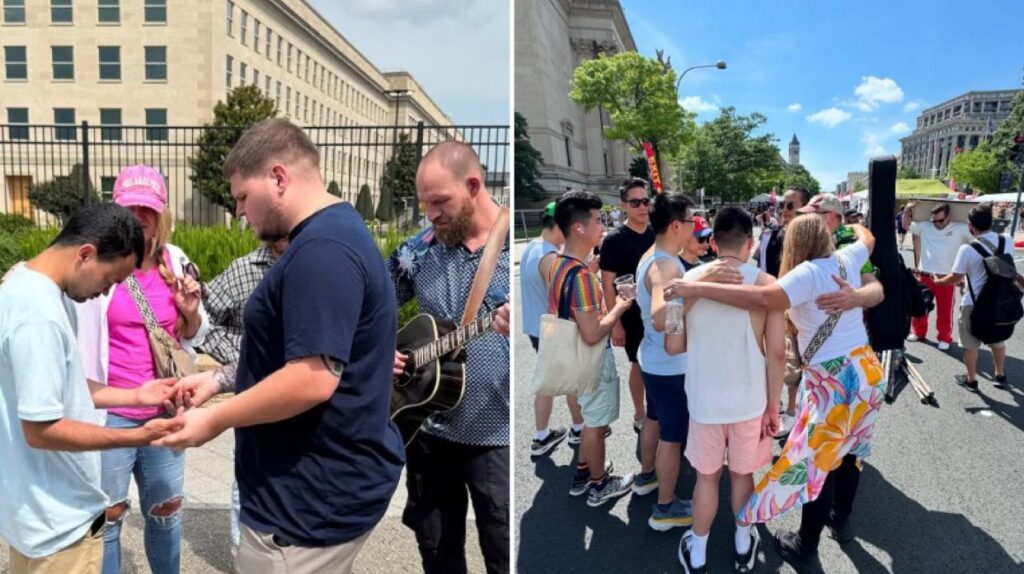 275 pessoas aceitam Jesus durante evangelismo em parada gay nos EUA