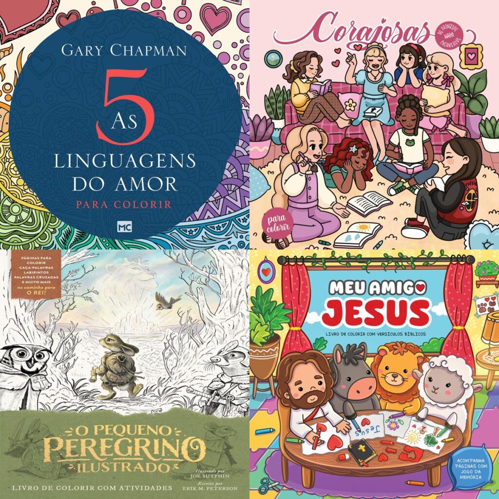 Livros de colorir para adultos chegam focando no público cristão