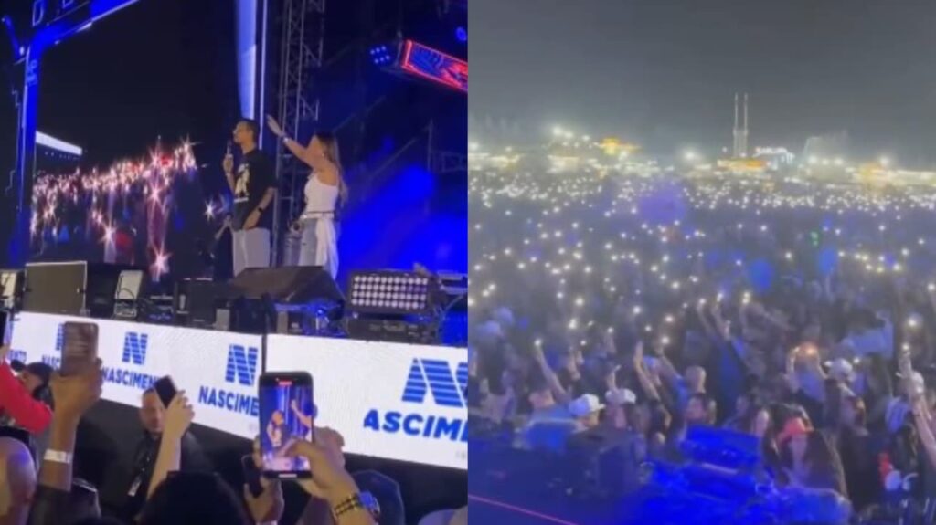 Cristãos evangelizam no palco de show de Simone Mendes: “Jesus pode te transformar”