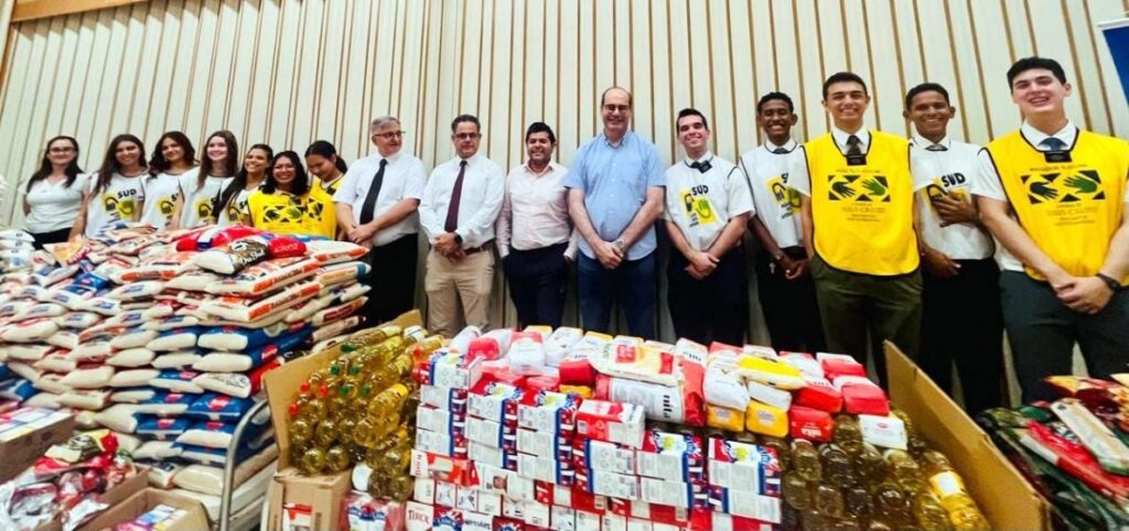 Santa Casa de Araçatuba recebe mais de 3 toneladas de alimentos arrecadados pela Igreja de Jesus Cristo dos Santos dos Últimos Dias