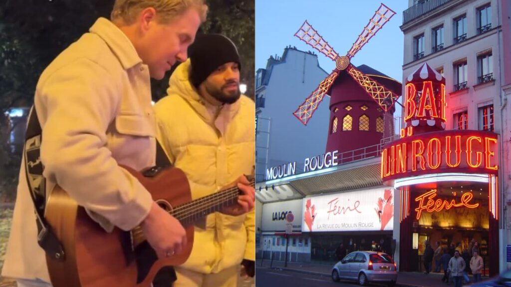 Brasileiros evangelizam em frente a famoso cabaré em Paris: “Vidas foram tocadas”