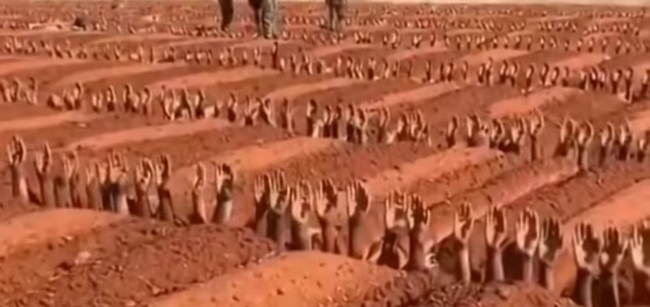 Fake News: Vídeo mostra cristãos enterrados vivos na África