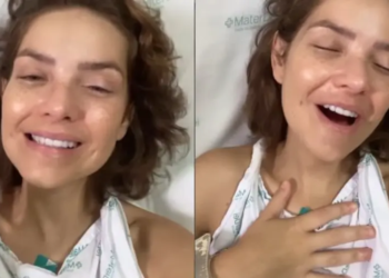 Camila Campos passa por nova cirurgia e louva a Deus no hospital