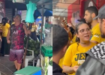 Mesmo sob chuva, cristãos evangelizam em feira e levam 109 pessoas a Jesus: “A fé aumentou”