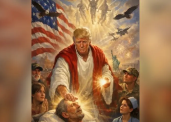 Líderes evangélicos consideram blasfêmia postagem de Trump como Jesus