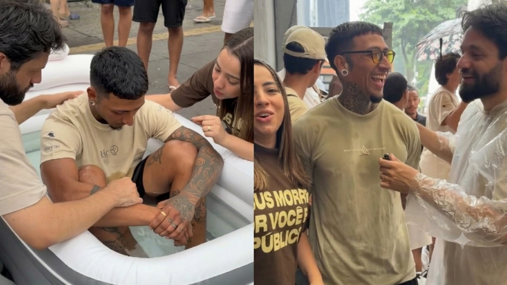 Ateu aceita Jesus e é batizado em evangelismo na Avenida Paulista: ‘Deus agiu’