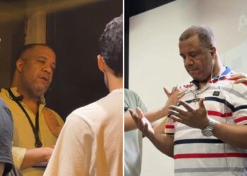 Evangelistas pregam diante de bar de heavy metal e segurança se rende a Jesus