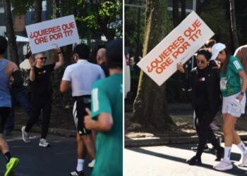 Cristãos evangelizam mais de mil corredores durante maratona no México